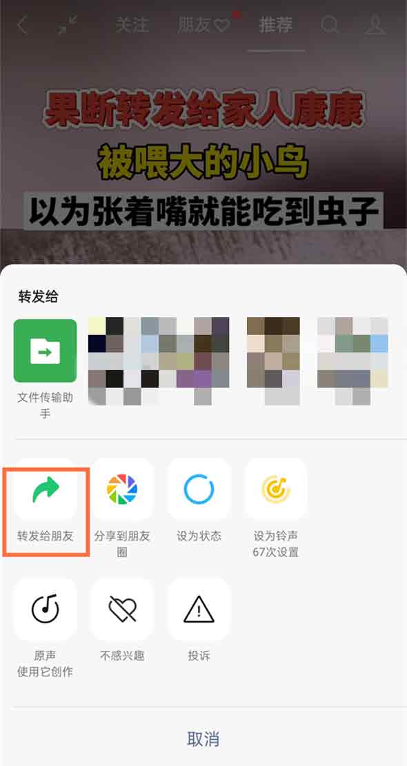 微信视频号如何转发给朋友 微信视频号转发给朋友操作步骤