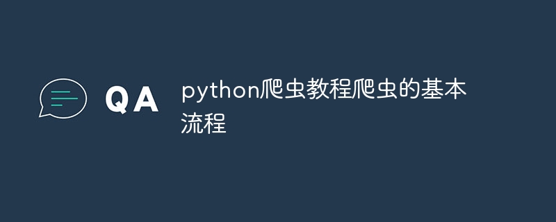 python爬虫教程爬虫的基本流程（爬虫.流程.教程.python...）