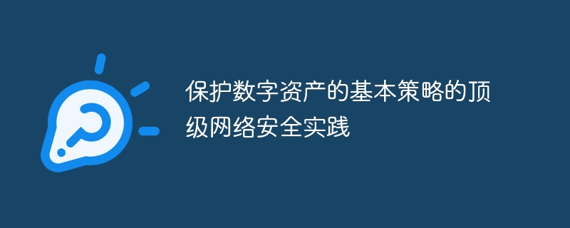 保护数字资产的基本策略的顶级网络安全实践（网络安全.实践.资产.策略.保护...）