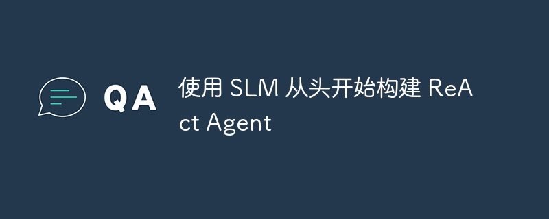 使用 SLM 从头开始​​构建 ReAct Agent（构建.SLM.Agent.ReAct...）