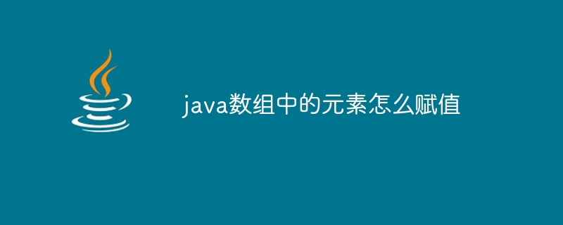 java数组中的元素怎么赋值（赋值.组中.元素.java...）