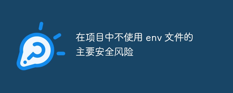 在项目中不使用 env 文件的主要安全风险（中不.风险.文件.项目.env...）