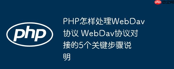 PHP怎样处理WebDav协议 WebDav协议对接的5个关键步骤说明（协议.对接.步骤.关键.PHP...）