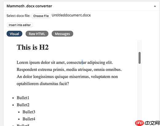 如何在 WordPress 中导入 .docx 文档