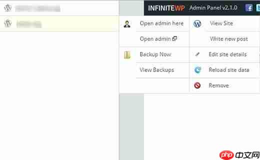 如何使用 InfiniteWP 管理多个 WordPress 站点
